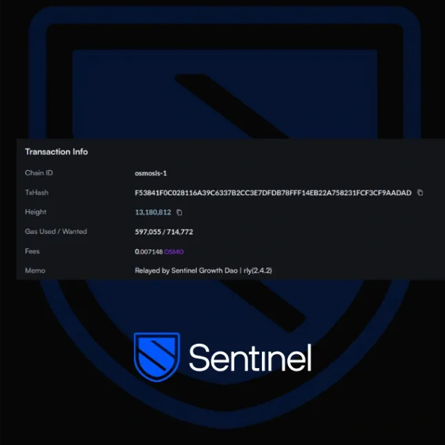 Official Announcement: Successful Implementation of Sentinel Growth DAO Relayer
